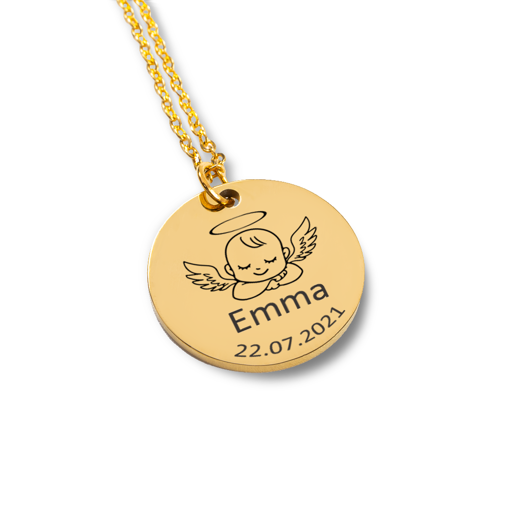 Personalized Baby Birthday Necklace