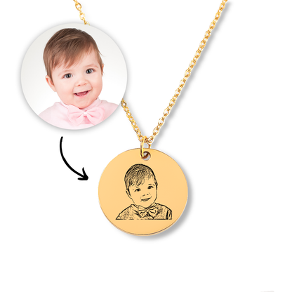 Personalized Portrait Necklace