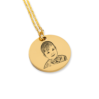 Personalized Portrait Necklace