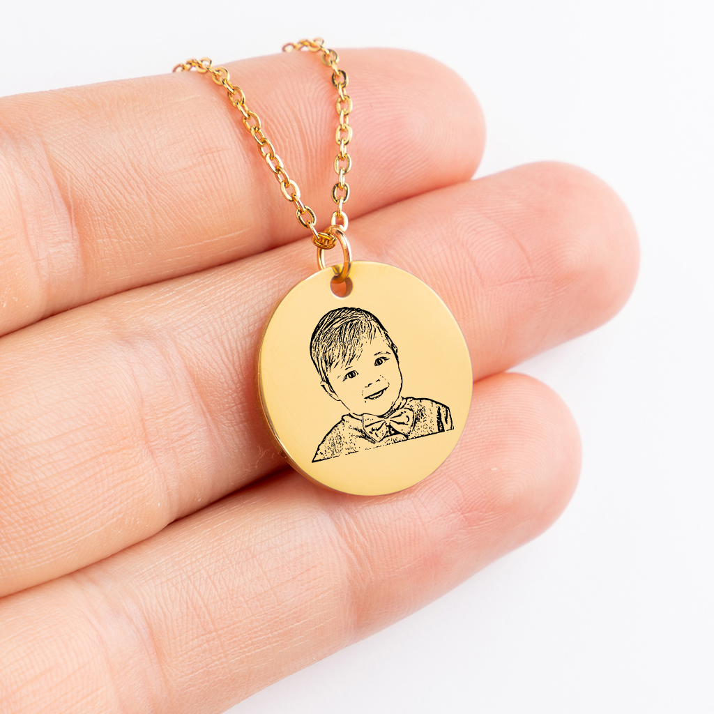 Personalized Portrait Necklace