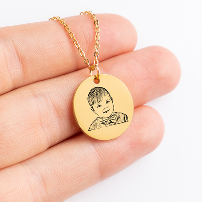 Personalized Portrait Necklace