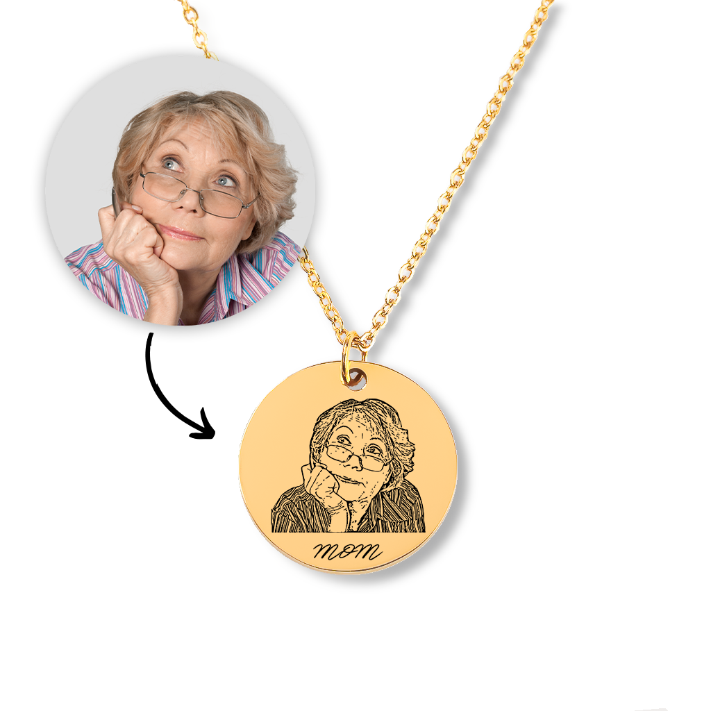 Personalized Portrait Necklace