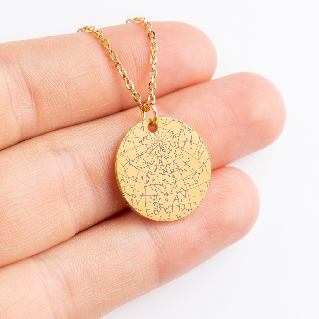 Personalized Star Map Necklace