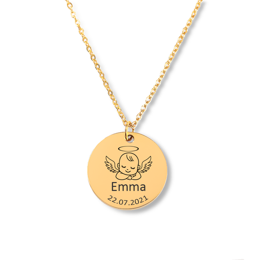 Personalized Baby Birthday Necklace